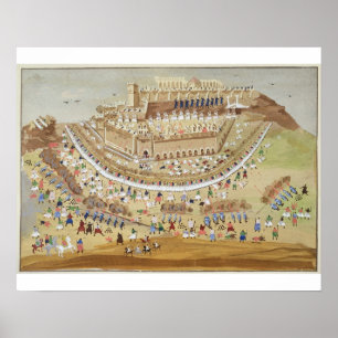 Affiches Le siège d'Athènes en 1827, de l'imagé salut