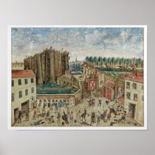 Affiches Le siège de la Bastille, 1789