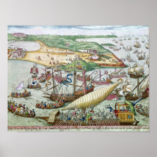 Affiches Le siège de Tunis ou La Goulette par Charles V