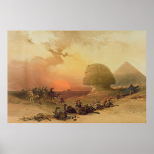 Affiches Le Sphinx à Giza