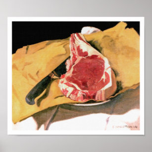 Affiches Le Steak de Felix Vallotton, 1914