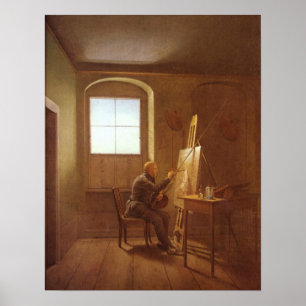 Affiches Le studio de Caspar David Friedrich