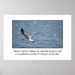 Affiches Le succès est mesuré par ce que vous faites pour