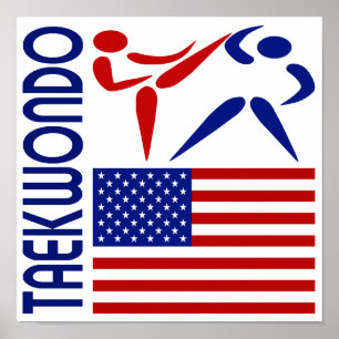 Affiches Le Taekwondo Etats-Unis
