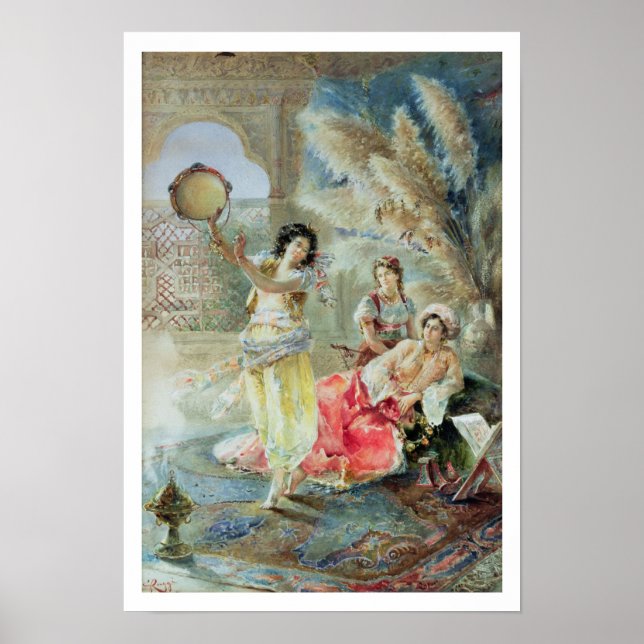 Affiches Le Tambourine (avec papier) (Devant)