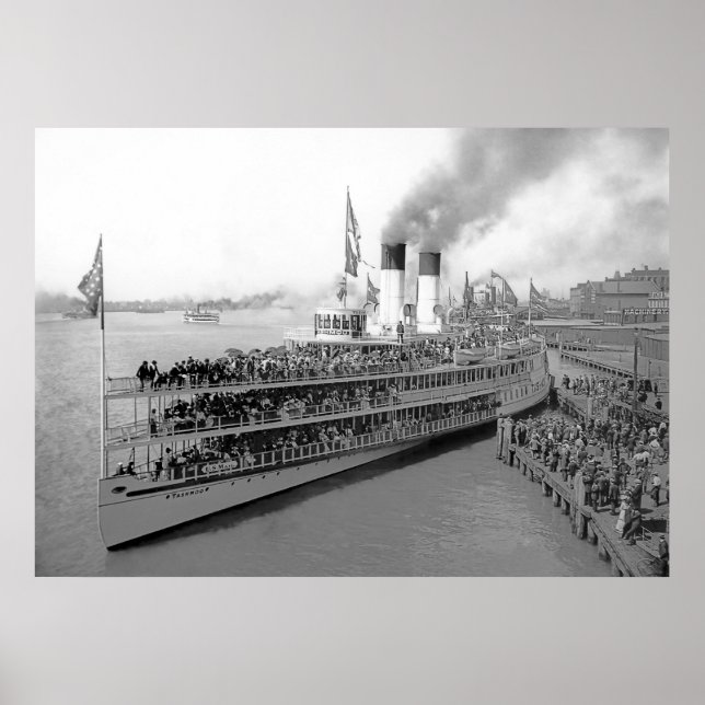 Affiches Le Tashmoo Steamer (Devant)