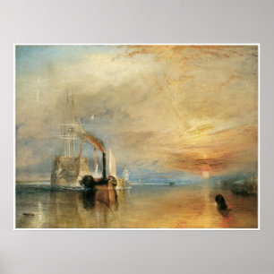 Affiches Le Temeraire de combat J.M.W. Turner
