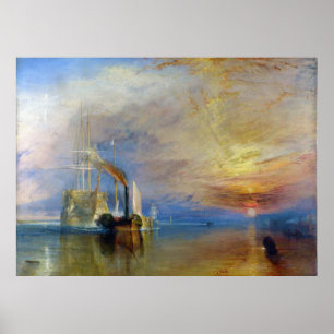 Affiches Le Temeraire de combat par J.M.W. Turner