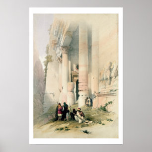 Affiches Le temple a appelé l'EL Khasne, PETRA, le 7 mars