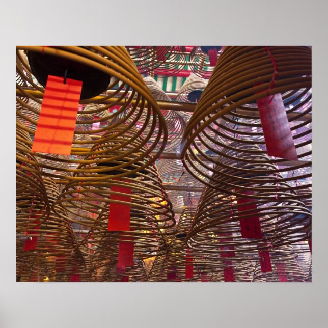 Affiches Le temple bouddhiste Man Mo de Hong Kong (Devant)