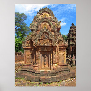 Affiches Le temple de Banteay Srei Chandi