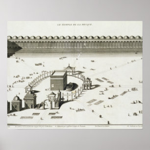 Affiches Le Temple de La Mecque (gravure)