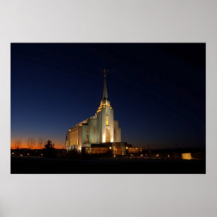 Affiches Le temple de Rexburg LDS