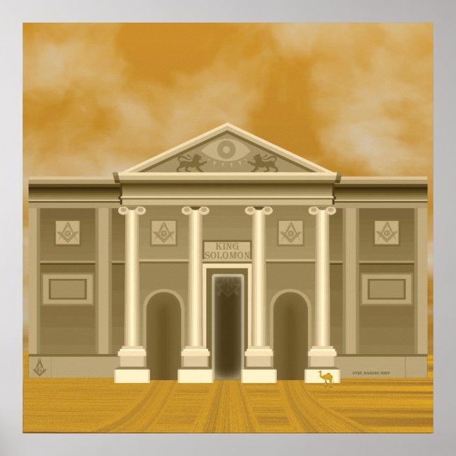 Affiches Le temple du roi Salomon (Devant)
