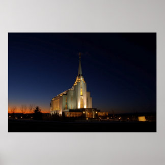 Affiches Le temple Rexburg LDS