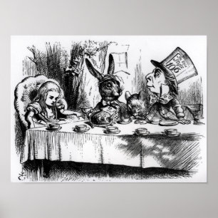Affiches Le thé du chapelier fou