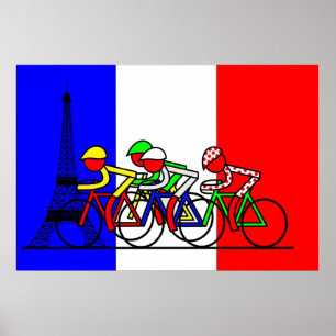 Affiches Le Tour Arrive à Paris