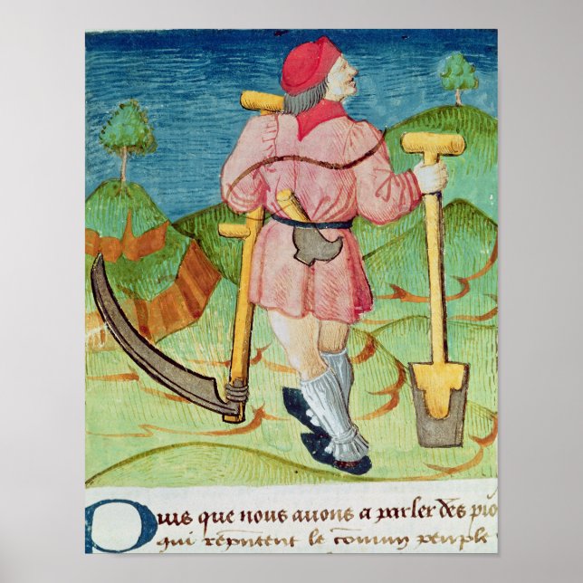 Affiches Le travailleur (Devant)