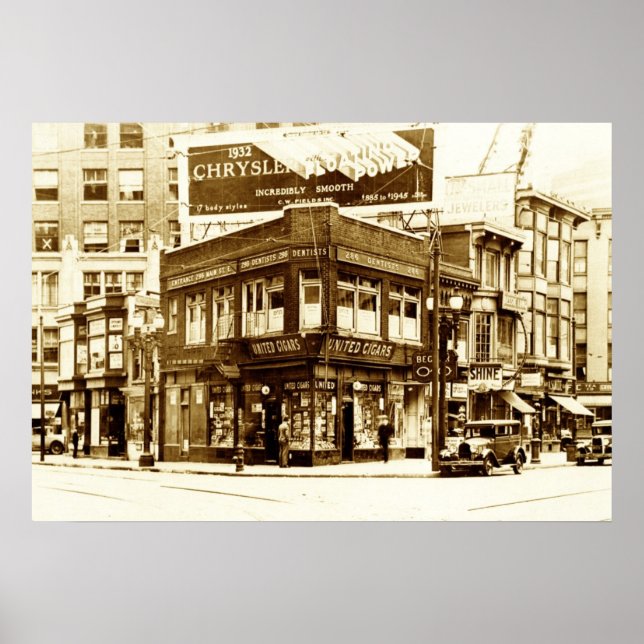 Affiches Le Triangle Block (Devant)