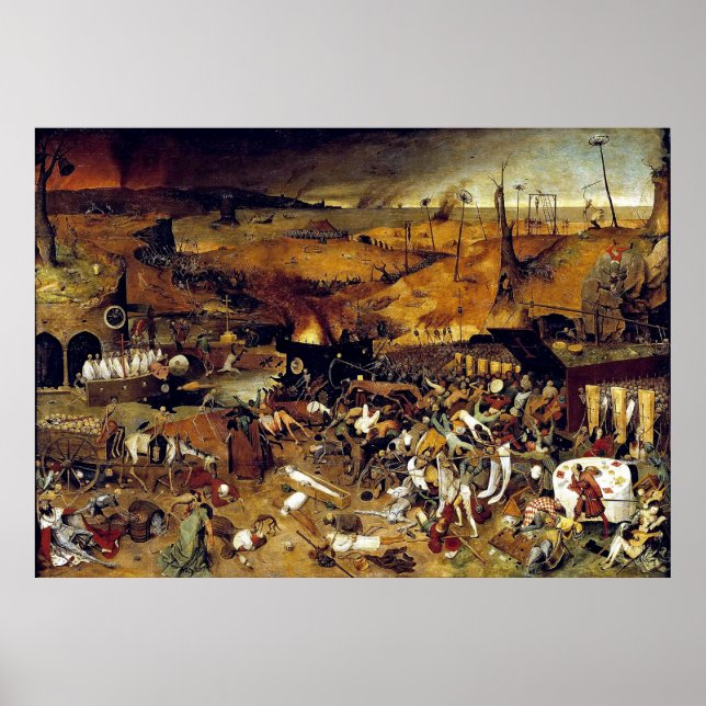 Affiches Le triomphe de la mort de Pieter Bruegel (1562) (Devant)