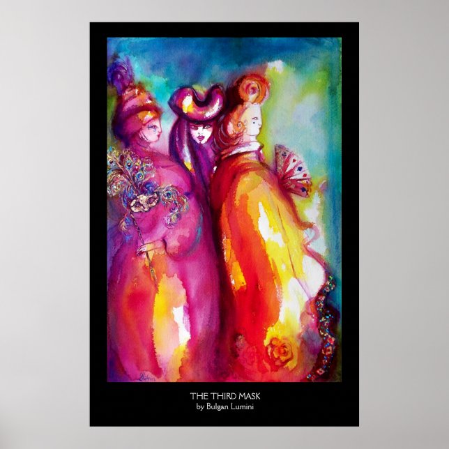 Affiches LE TROISIÈME MASQUE / Bal masqué de Carnaval de Ve (Devant)