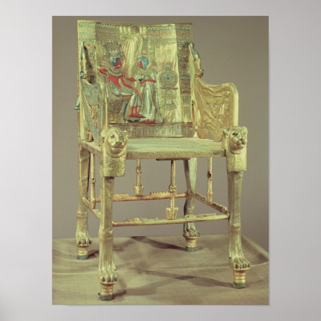 Affiches Le trône du Nouveau Royaume de Toutankhamon (Devant)