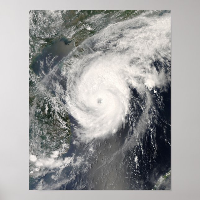Affiches Le typhon Neoguri approche la Chine 2 (Devant)