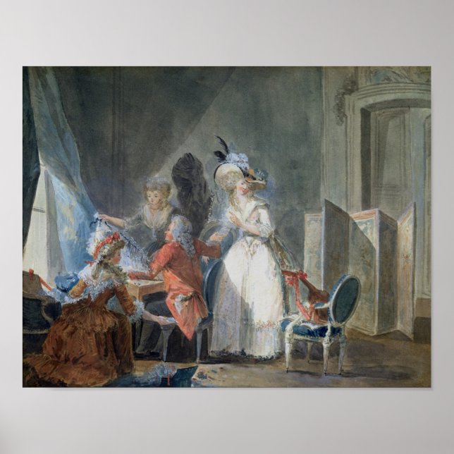 Affiches Le vendeur de mode (Devant)