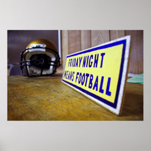 Affiches Le Vendredi Soir Signifie Football