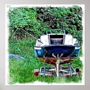 Affiches Le vieux bateau