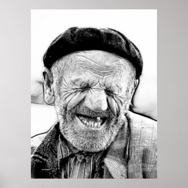 AFFICHES LE VIEUX HOMME (Devant)