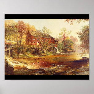 Affiches Le vieux jaspe F. Cropsey_Landscapes du rouge