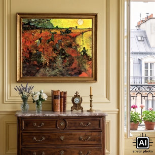 Affiches Le Vignoble rouge par Vincent van Gogh