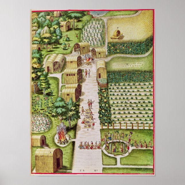 Affiches Le village de Secoton (Devant)