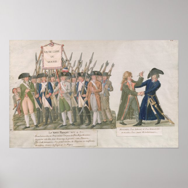 Affiches Le Vow français 'Vive la liberté ou meurt' (Devant)