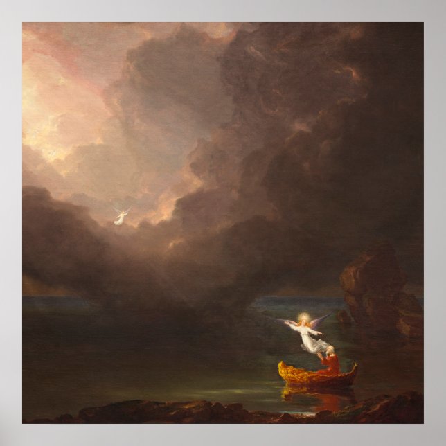 Affiches Le Voyage de la vie d'Age Thomas Cole 1842 (Devant)
