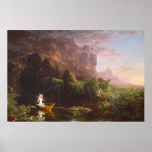 Affiches Le voyage de la vie : Enfance par Thomas Cole