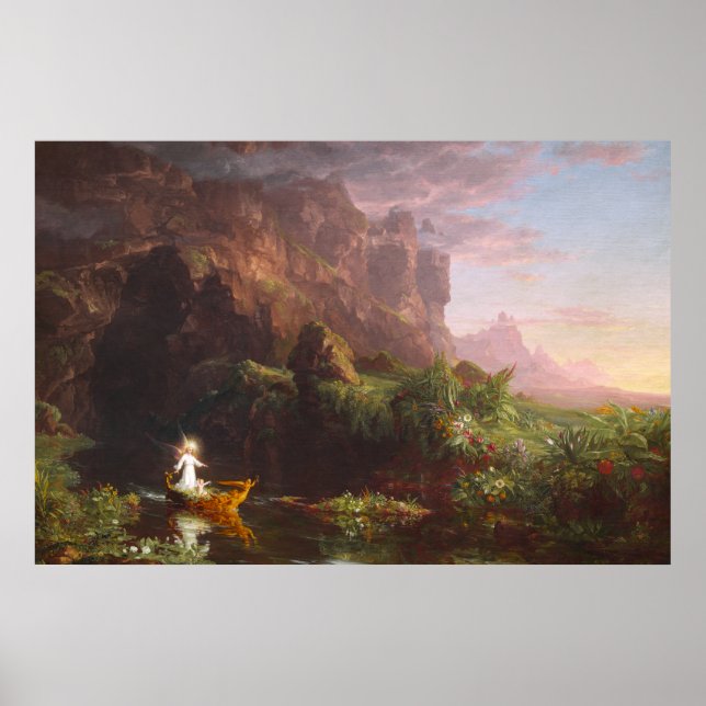 Affiches Le voyage de la vie : Enfance par Thomas Cole (Devant)