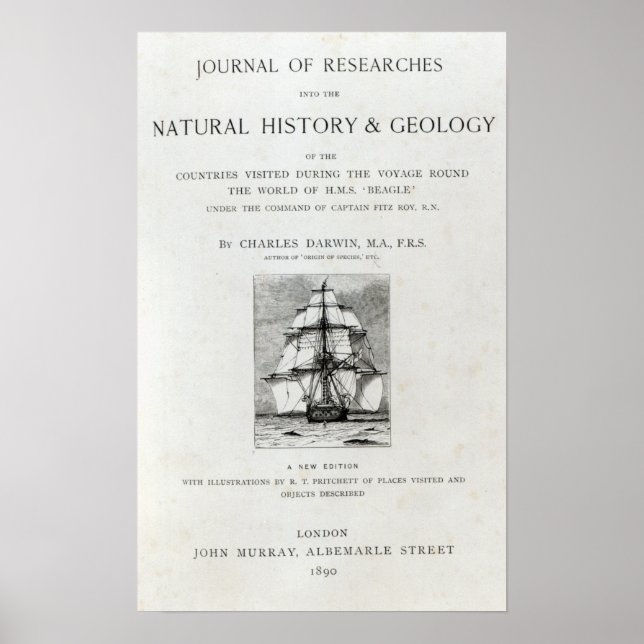 Affiches Le voyage du Beagle (Devant)