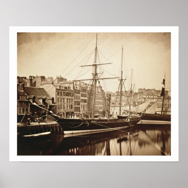 Affiches Le Yacht impérial "La Reine Hortense" au Havre (Devant)