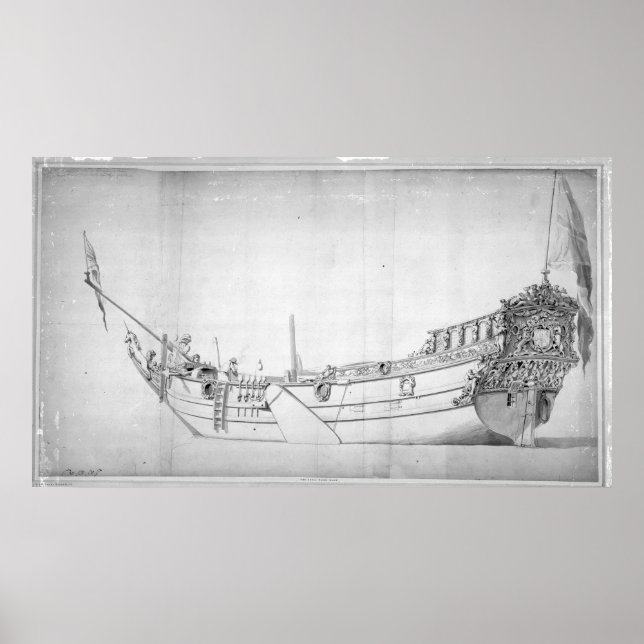 Affiches Le yacht royal "Mary" (Devant)