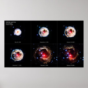 Affiches L'Echo Lumière Étendue de Red Supergiant Star