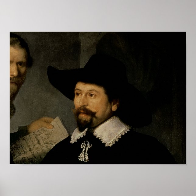 Affiches Leçon d'anatomie du Dr Nicolaes Tulp, 1632 (Devant)