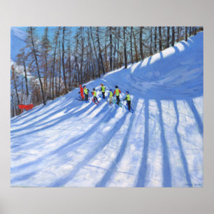 Affiches Leçon Tignes France de ski