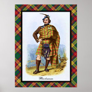Affiches L'écossais de Buchanan de clan rêve l'affiche