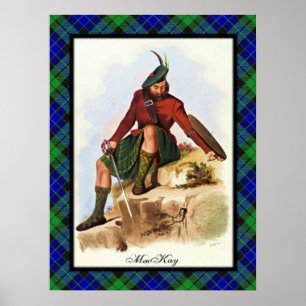 Affiches L'écossais de MacKay de clan rêve l'affiche
