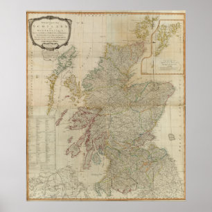 Affiches L'Ecosse composée 2