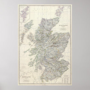Affiches L'Ecosse composée 3