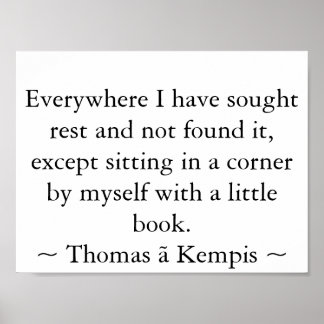 Affiches Lecture dans un coin