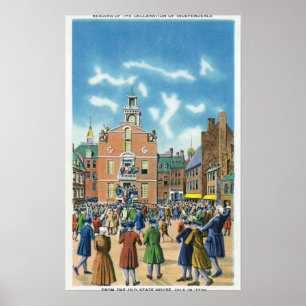 Affiches Lecture de la Déclaration d'indépendance